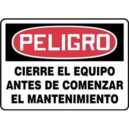 Accuform OSHA DANGER SAFETY SIGN LOCK OUT SHMLKT014XT SHMLKT014XT